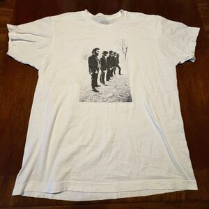 The Band Classic Photo T-Shirt White Rock Music Large Official Licensed 2023